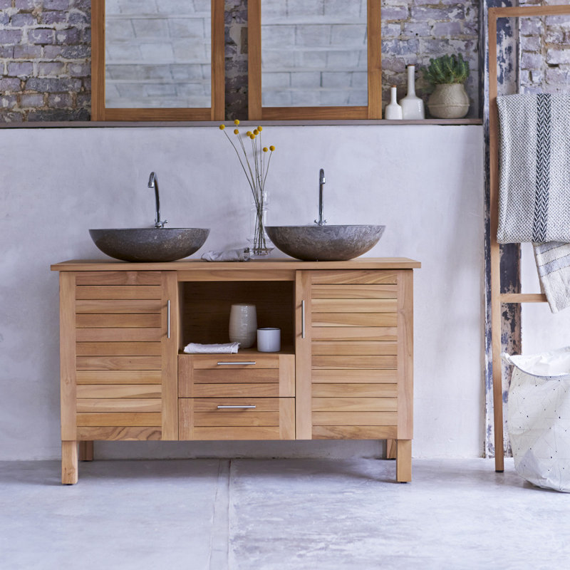 Tikamoon 125cm Under Sink Storage Unit Wayfair.co.uk